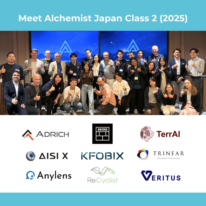 Alchemist Japan announces nine selected companies from around the